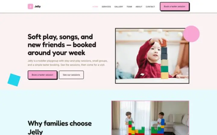 Sito web per gruppo gioco