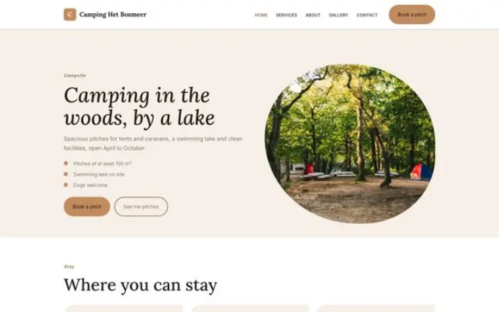 Tema Camping Het Bosmeer