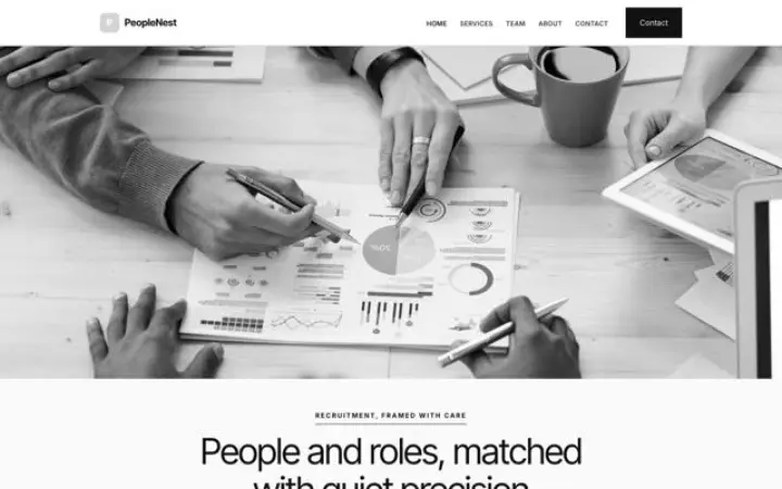 Sito web per selezione del personale