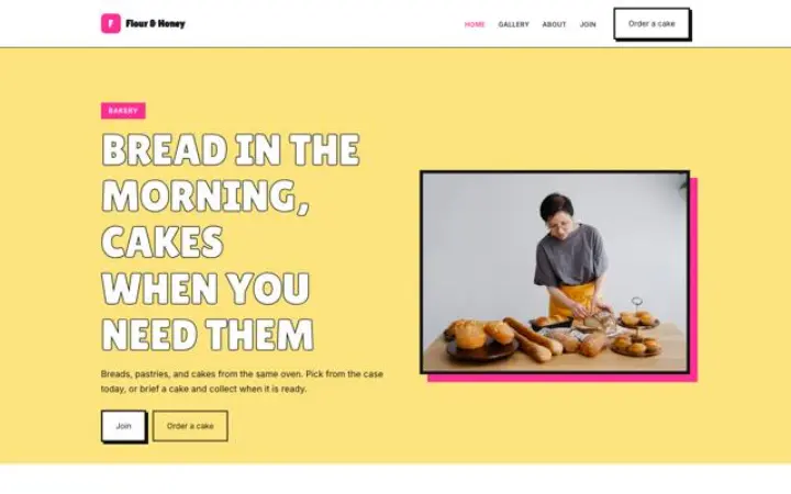 Sito web per panetteria