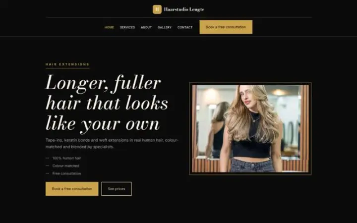 Sito web per specialisti in extension