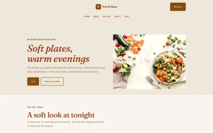 Tema Pot & Plate