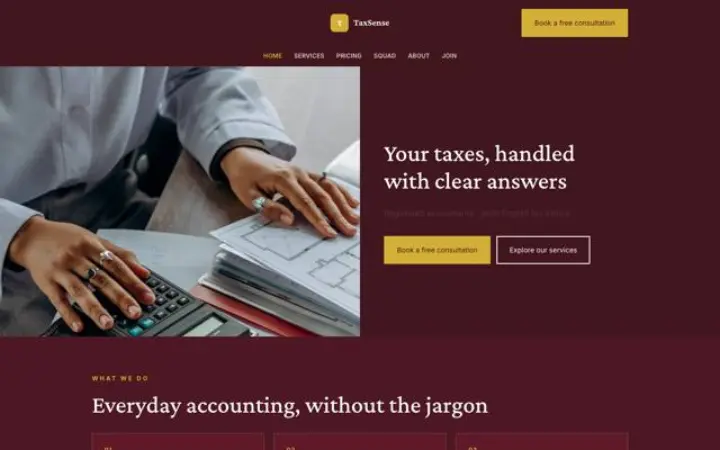 Sito web per commercialista